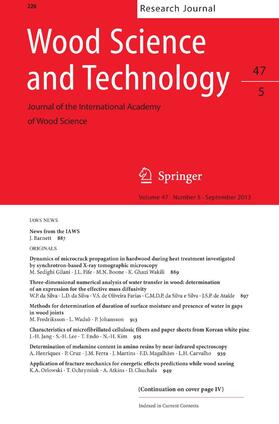  Wood Science and Technology | Zeitschrift |  Sack Fachmedien