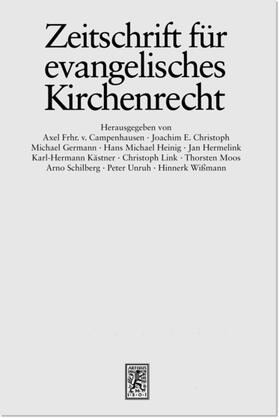 Herausgegeben von Axel Frhr. von Campenhausen, Joachim E. Christoph, Michael Germann, Hans Michael Heinig, Jan Hermelink, Karl-Hermann Kästner, Christoph Link, Thorsten Moos, Arno Schilberg, Peter Unruh und Hinnerk Wißmann |  Zeitschrift für evangelisches Kirchenrecht (ZevKr) | Zeitschrift |  Sack Fachmedien