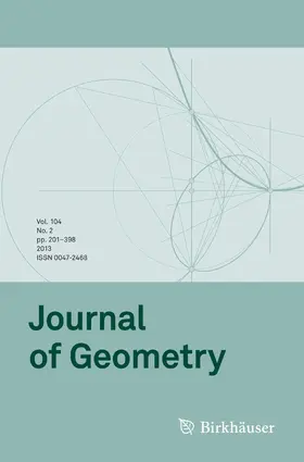  Journal of Geometry | Zeitschrift |  Sack Fachmedien