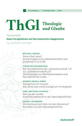 Herausgegeben von den Professoren der Theologischen Fakultät Paderborn |  Theologie und Glaube | Zeitschrift |  Sack Fachmedien