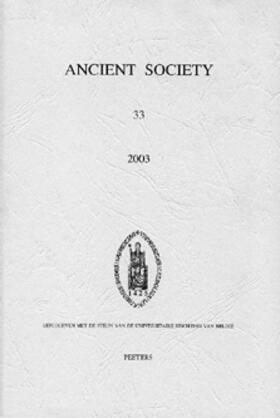 Ancient Society | Peeters | Zeitschrift | sack.de