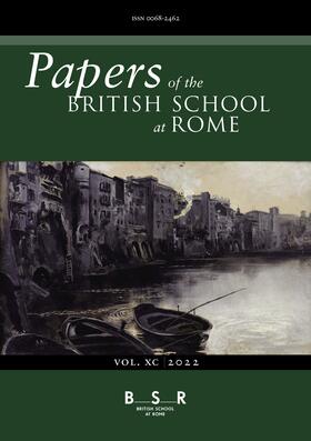  Papers of the British School at Rome | Zeitschrift |  Sack Fachmedien