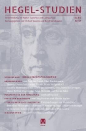  Hegel-Studien | Zeitschrift |  Sack Fachmedien