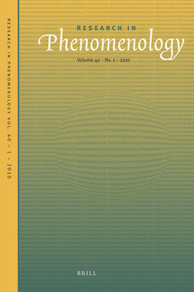 Research in Phenomenology | Brill | Zeitschrift | sack.de