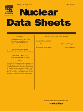  Nuclear Data Sheets | Zeitschrift |  Sack Fachmedien