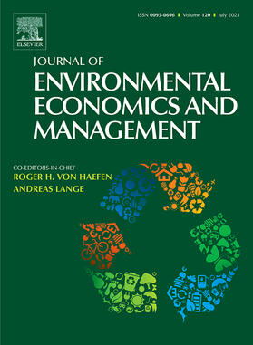  Journal of Environmental Economics and Management | Zeitschrift |  Sack Fachmedien