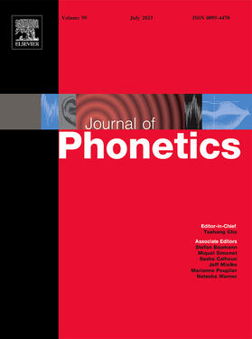  Journal of Phonetics | Zeitschrift |  Sack Fachmedien