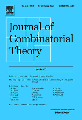 Journal of Combinatorial Theory, Series B | Academic Press | Zeitschrift | sack.de