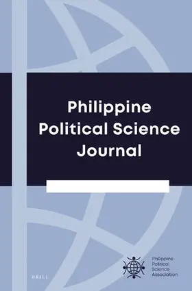  Philippine Political Science Journal | Zeitschrift |  Sack Fachmedien