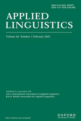  Applied Linguistics | Zeitschrift |  Sack Fachmedien