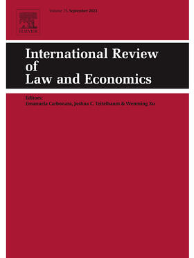 Editors: E. Carbonara, N. Garoupa, E.A. Helland, J. Klick |  International Review of Law and Economics | Zeitschrift |  Sack Fachmedien