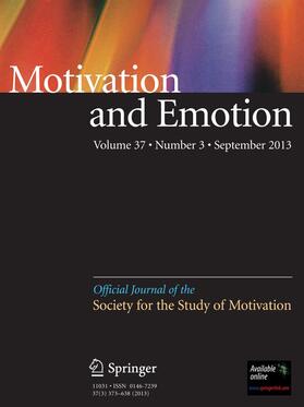  Motivation and Emotion | Zeitschrift |  Sack Fachmedien