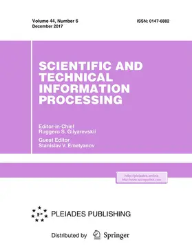  Scientific and Technical Information Processing | Zeitschrift |  Sack Fachmedien