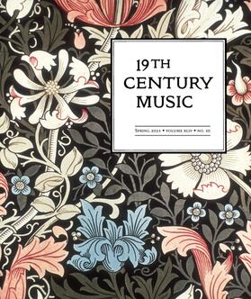 Nineteenth Century Music | University of California Press | Zeitschrift | sack.de