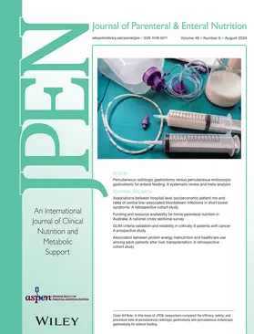  Journal of Parenteral and Enteral Nutrition | Zeitschrift |  Sack Fachmedien