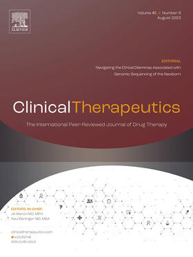 Editor-in-Chief: Richard I. Shader, MD |  Clinical Therapeutics | Zeitschrift |  Sack Fachmedien