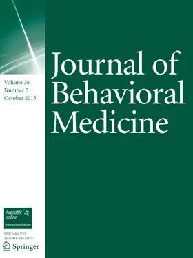 Editor-in-Chief: Alan Christensen |  Journal of Behavioral Medicine | Zeitschrift |  Sack Fachmedien