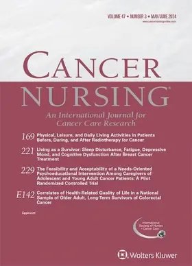  Cancer Nursing | Zeitschrift |  Sack Fachmedien