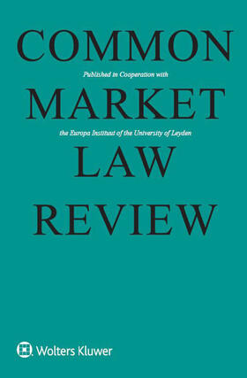  Common Market Law Review | Zeitschrift |  Sack Fachmedien