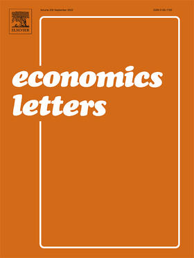 Editors: Badi H. Baltagi, Joao F. Gomes, Joseph E. Harrington, Costas Meghir, Pierre-Daniel Sarte |  Economics Letters | Zeitschrift |  Sack Fachmedien
