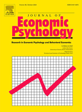  Journal of Economic Psychology | Zeitschrift |  Sack Fachmedien