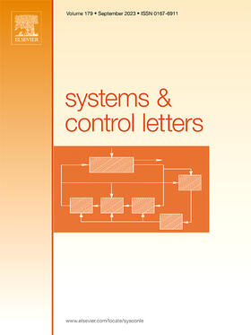  Systems & Control Letters | Zeitschrift |  Sack Fachmedien