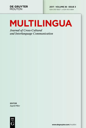 Multilingua | De Gruyter | Zeitschrift | sack.de