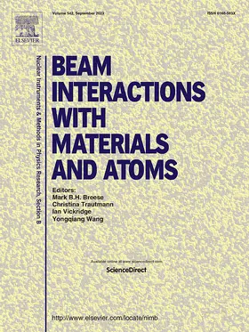  Nuclear Instruments and Methods in Physics Research Section B: Beam Interactions with Materials and Atoms | Zeitschrift |  Sack Fachmedien