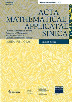  Acta Mathematicae Applicatae Sinica, English Series | Zeitschrift |  Sack Fachmedien