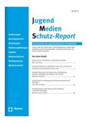 Redaktion: Dirk Nolden (V.i.S.d.P.) |  Jugend Medien Schutz-Report (JMS) | Zeitschrift |  Sack Fachmedien
