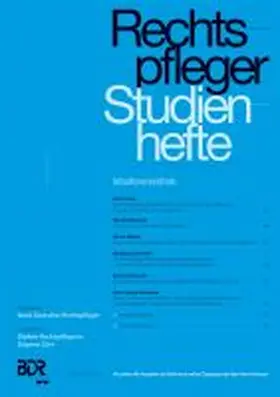 Bund Dt. Rechtspfleger |  Rechtspfleger-Studienhefte | Zeitschrift |  Sack Fachmedien