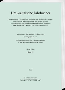  Ural-Altaische Jahrbücher | Zeitschrift |  Sack Fachmedien