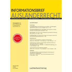  Informationsbrief Ausländerrecht - IAR | Zeitschrift |  Sack Fachmedien