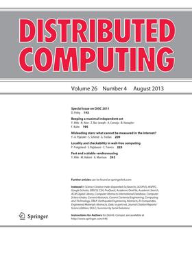  Distributed Computing | Zeitschrift |  Sack Fachmedien