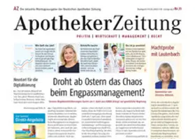 Klaus G. Brauer, Peter Ditzel |  Apotheker Zeitung | Zeitschrift |  Sack Fachmedien