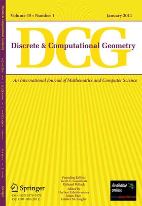  Discrete & Computational Geometry | Zeitschrift |  Sack Fachmedien