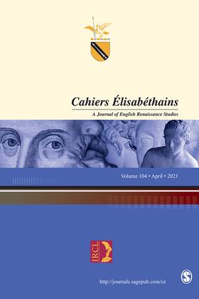  Cahiers Élisabéthains | Zeitschrift |  Sack Fachmedien