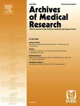 General Director: J. Arriaga-Dávila |  Archives of Medical Research | Zeitschrift |  Sack Fachmedien