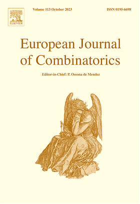 Editors-in-Chief: Patrice Ossona de Mendez, Pierre Rosenstiehl |  European Journal of Combinatorics | Zeitschrift |  Sack Fachmedien