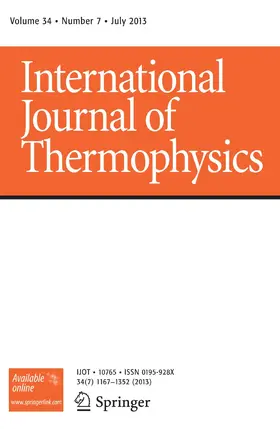  International Journal of Thermophysics | Zeitschrift |  Sack Fachmedien