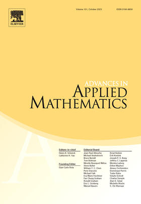 Editors-in-Chief: Joseph P.S. Kung, Catherine Yan, Henry Schenck |  Advances in Applied Mathematics | Zeitschrift |  Sack Fachmedien