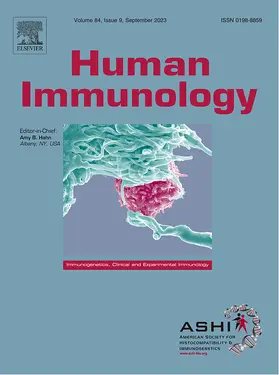 Editor-in-Chief: Amy Hahn |  Human Immunology | Zeitschrift |  Sack Fachmedien