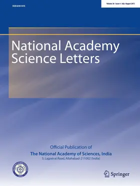  National Academy Science Letters | Zeitschrift |  Sack Fachmedien