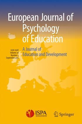  European Journal of Psychology of Education | Zeitschrift |  Sack Fachmedien