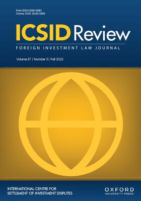 ICSID Review - Foreign Investment Law Journal | Oxford University Press | Zeitschrift | sack.de