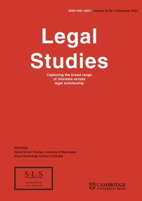  Legal Studies | Zeitschrift |  Sack Fachmedien