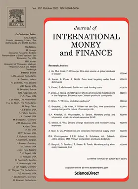  Journal of International Money and Finance | Zeitschrift |  Sack Fachmedien