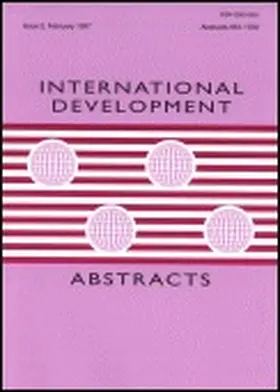  International Development Abstracts | Zeitschrift |  Sack Fachmedien