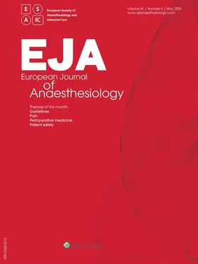  European Journal of Anaesthesiology | Zeitschrift |  Sack Fachmedien