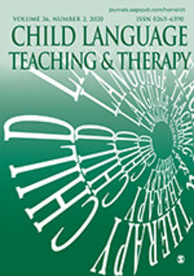  Child Language Teaching and Therapy | Zeitschrift |  Sack Fachmedien